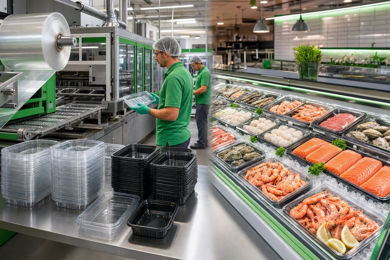 A Reliable Partner for Seafood Shop Packaging