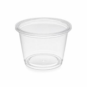 24RD Clear PET Round Food Tub