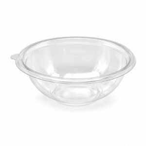 JSB80 Clear PET 80 oz Round Salad Bowl Base