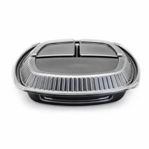 MT3-LID PP Three-Compartment Takeout Container Lid