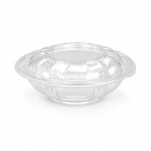 SB18 Clear PET 18 oz Round Salad Bowl