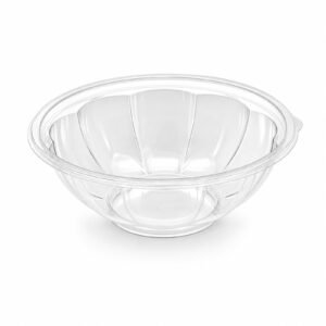 SB24 Clear PET 24 oz Round Salad Bowl