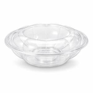 SB64 Clear PET 64 oz Round Salad Bowl