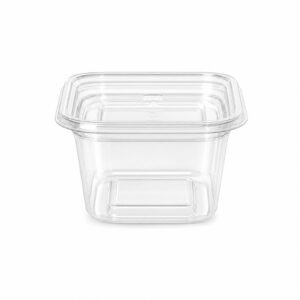 SDL16 Clear PET Square Food Tub