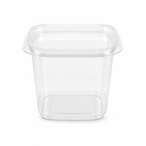 SDL24 Clear PET Square Food Tub