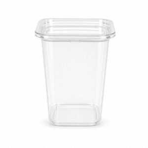 SDL32 Clear PET Square Food Tub