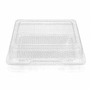 TT093 Clear PET Square Hinged Clamshell Container