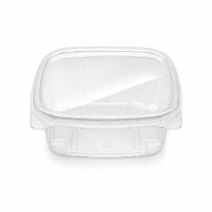 YT301-PF9 Clear PET Square Hinged Clamshell Container